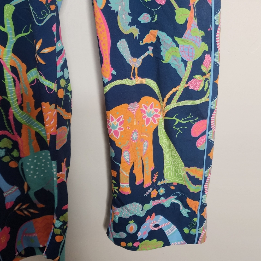 Gretchen Scott Bon Voyage Elephant Print‎ Pant - Picture 2 of 9